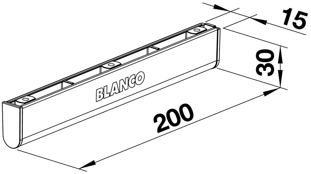 Smetný kôš  BLANCO Movex - nožné ovládanie                