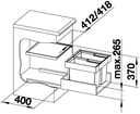 Smetný kôš BLANCO Flexon II 45/2 /2x16L/