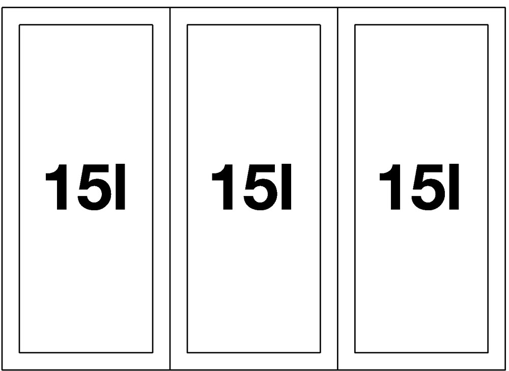 Smetný kôš BLANCO Flexon II 60/3 /3x15 L/