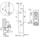 BLUM AVENTOS HK-S sada upevnenia čela na úzky hliníkový rám 