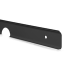 Lišta na PD - 38mm  Rohová Čierná - /EGGER/