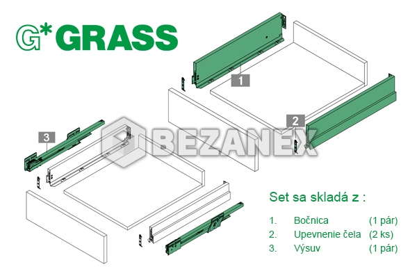 00.01 GRASS - Nova PRO SCALA H122/450/40kg s tlmenm - biela ,ks