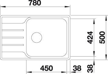 BLANCO LEMIS XL 6 S-IF Compact