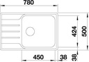 BLANCO LEMIS XL 6 S-IF Compact