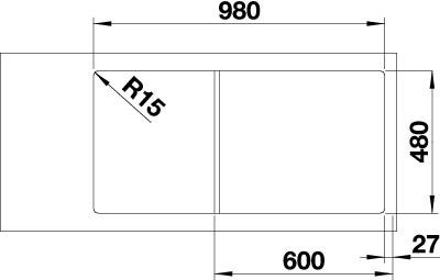 BLANCO LEMIS XL 6 S-IF