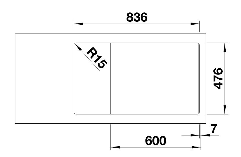 BLANCO ANDANO XL 6 S-IF Compact