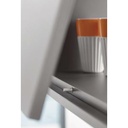 BLUM Tip on - push adaptér bielý krátky /956.1201/