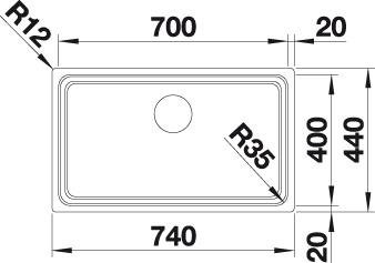 BLANCO ETAGON 700-U