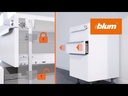 BLUM - ANTARO TOB - synchronizačný hriadeľ - okrúhly - 1125mm - T60.1125
