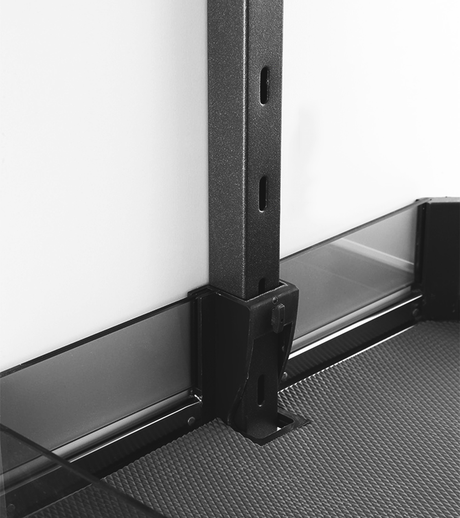 ML systems - Potravinový stojan GLASS - Antracyt 