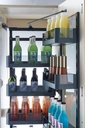 ML systems - Tandem  MAXI GLASS - Antracyt