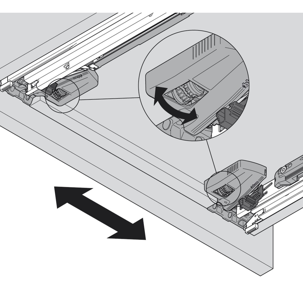 BLUM MOVENTO spojka pravá /T51.7601/