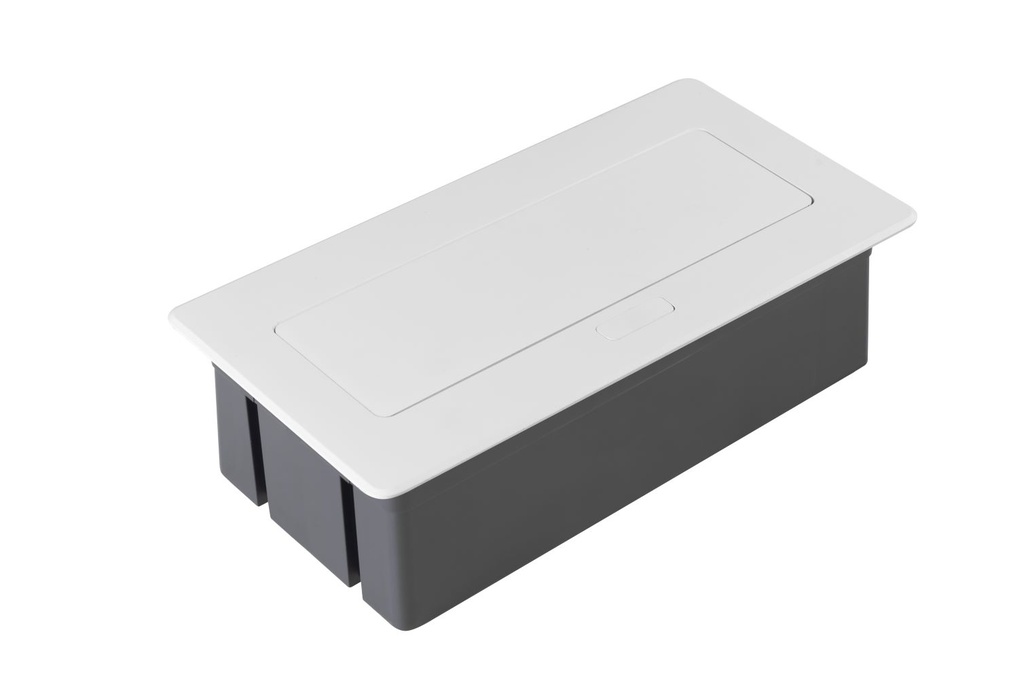 Elektrická vyklopná trojzásuvka s USB -  Hranatá  3x230V+kábel 1,5m