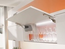 BLUM AVENTOS HK  mechanizmy  /20K2300.05/ + Bielé krytky + úchyt na čelo