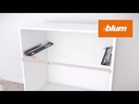 BLUM MOVENTO/LEGRABOX - hriadeľ sinchronizácie, /ZST.1160W/ 1160mm