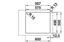 BLANCO SOLIS 340/180-IF/A
