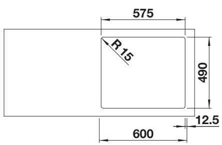 BLANCO SOLIS 340/180-IF/A