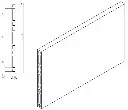 SISO Profil predelovací 60x2000mm bielý na priborník