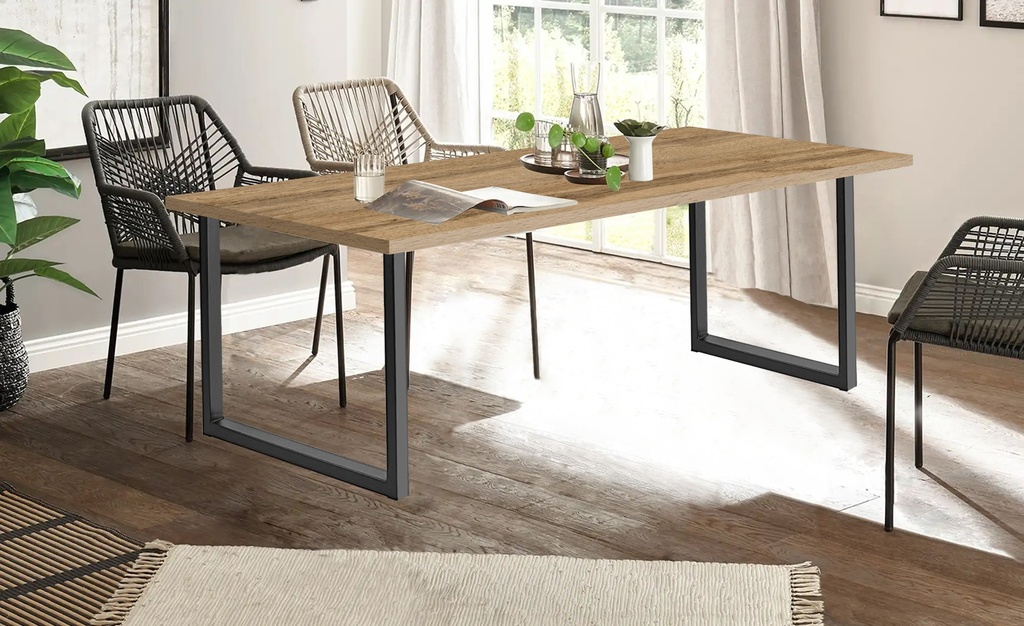 Jedálenský stôl /1500x900/ - 1860 MX  Dub Appalachia - Noha - MILANO - /V710*Š780/ 