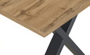 Jedálenský stôl /1500x900/ - 1860 MX Dub Appalachia KRONOSWIS -  Noha - SIDNEY  /V710*Š780/ 