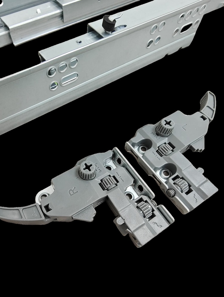 Výsuv  Tandem s tlmením plnovýsuv 3D na 18mm DTD ML SYSTEM