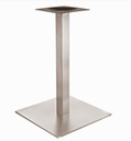 Kaviarenský Stôl /670x670x36/ - Krono Swiss -  7648 PR  Arusha Wenge - Stolová podnož 740mm Hranatá NEREZ 