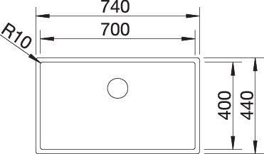 BLANCO CLARON 700-IF