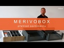 BLUM -  Merivobox- sada výška  E - BOXCOVER - Blumotion - 40kg - SIVÁ MATNÁ ORION