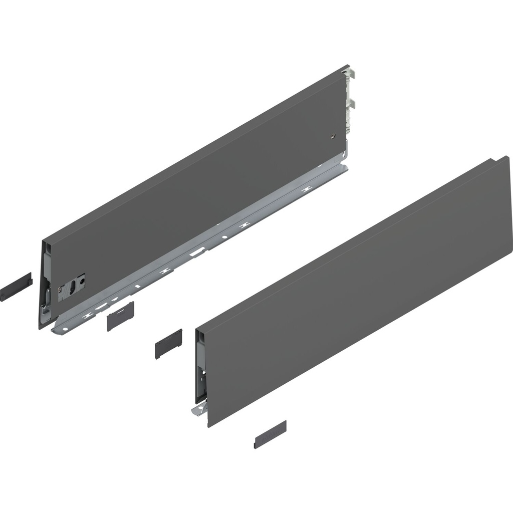 BLUM  -  Merivobox - sada výška K - Blumotion - 40kg - SIVÁ MATNÁ ORION