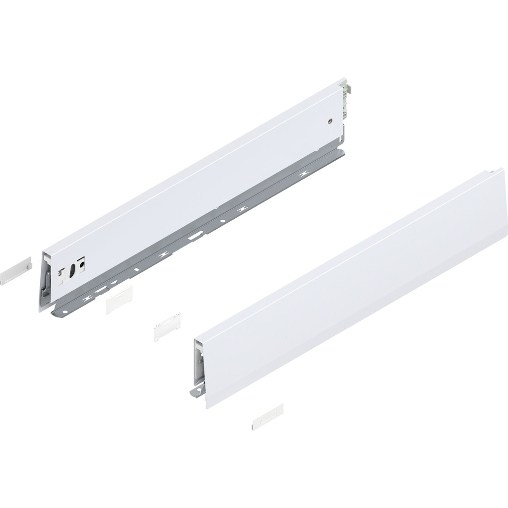 BLUM - Merivobox - sada výška  E - BOXCAP - Blumotion - 40kg - BIELA