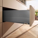 BLUM - Merivobox - sada výška  E - BOXCAP - blumotion - 40kg - SIVÁ MATNÁ ORION