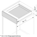   BLUM - Merivobox- sada výška N - Blumotion - 40kg - SIVÁ MATNÁ ORION