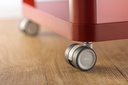 Koliesko otočné plast CIRCO+guma,šedé Fi 50mm,  ks        
