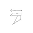 Výklop na postel - kovanie na Jednoposťel