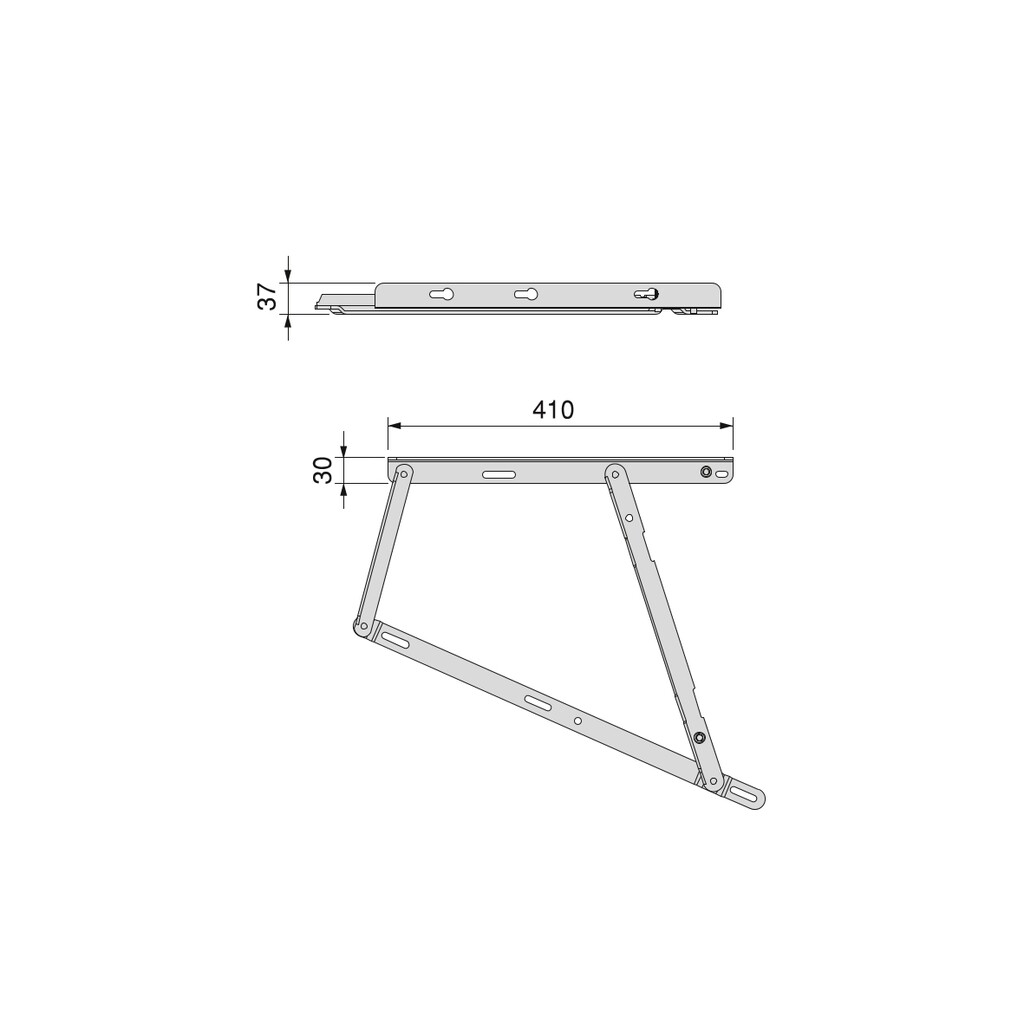 Výklop na postel - kovanie na dvojposťel