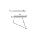 Výklop na postel - kovanie na dvojposťel