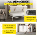 Výklop na posteľ zo steny - Komplet sada aj s nohami + montážné konzoly