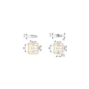 TITANE - Záves s tlmením - Naložený s 3D podložkou 