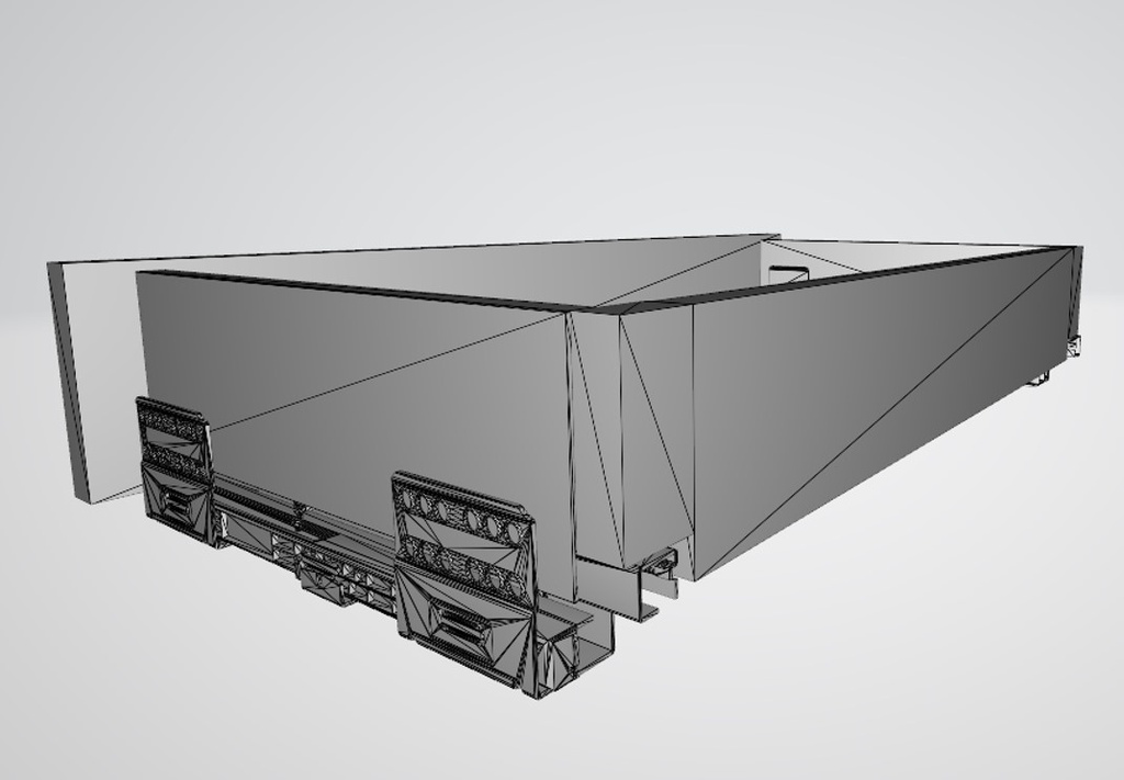 ML SYSTEM - VIVABOX na 18mm DTD /H118mm/ Biela - 3D - 1set 