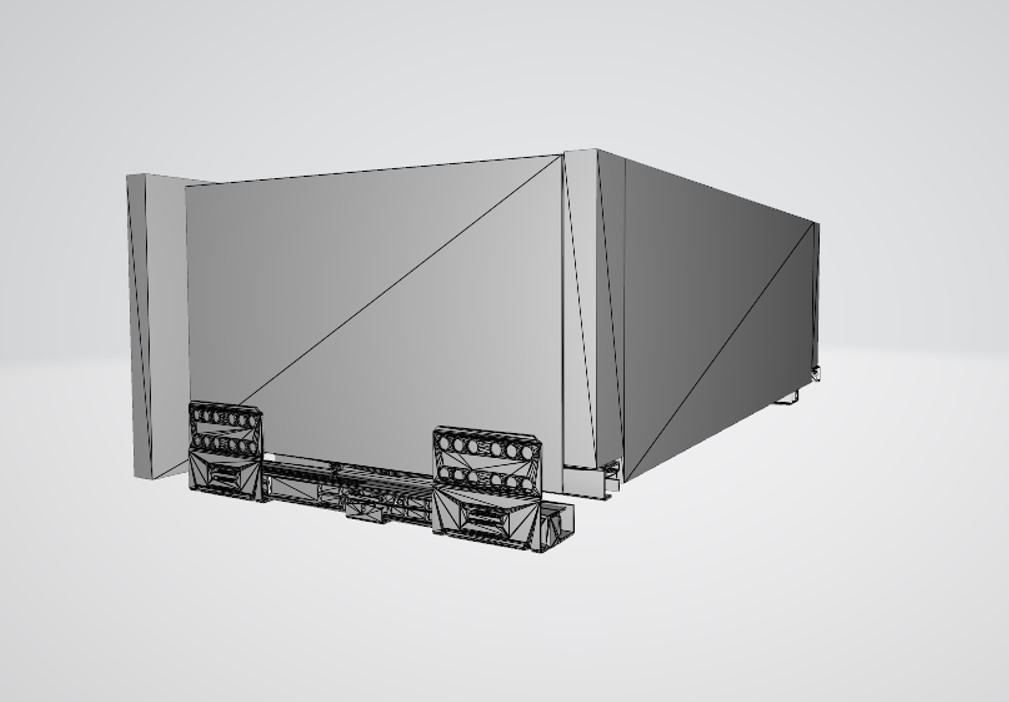 ML SYSTEM - VIVABOX na 18mm DTD /H167mm/ Biela - 3D - 1set