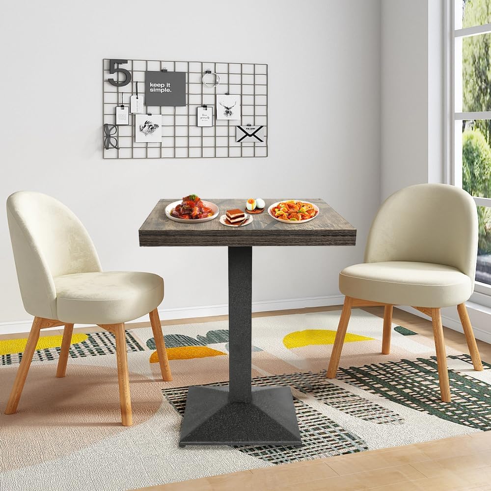 Stolová podnož 740mm Hranatá ČIERNÝ ihlan - Pyramídová