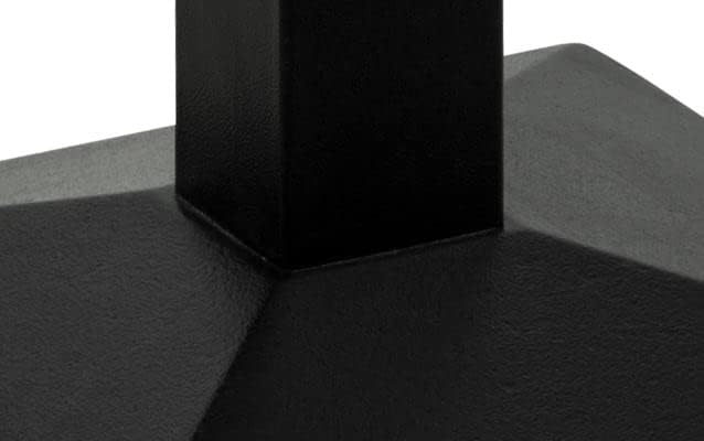 Stolová podnož 740mm Hranatá ČIERNÝ ihlan - Pyramídová