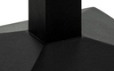 Stolová podnož 740mm Hranatá ČIERNÝ ihlan - Pyramídová