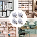 Podperka pod sklo s transparentnou gumičkou veľkou