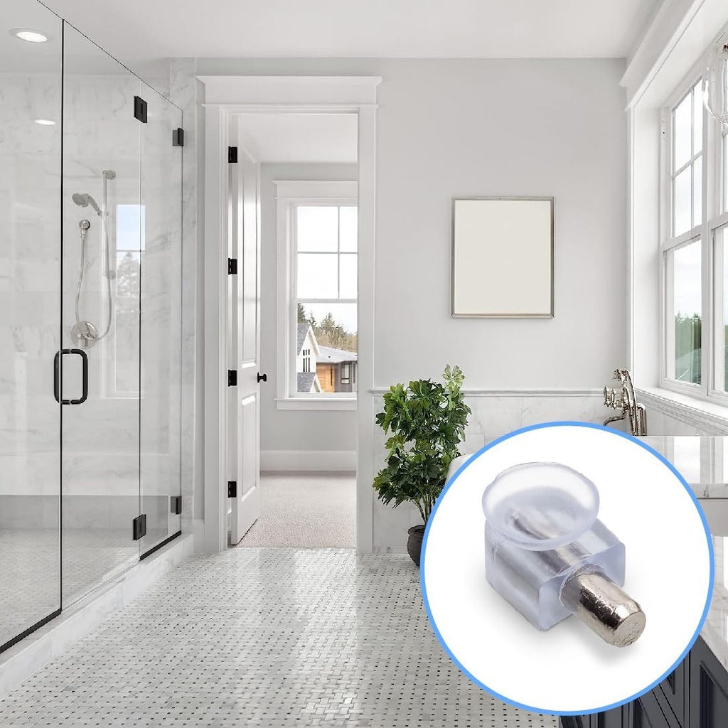 Podperka pod sklo s transparentnou gumičkou veľkou