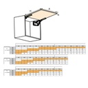 Emuca - Výklopný mechanizmus ALTIUS LIFT - BIELÝ