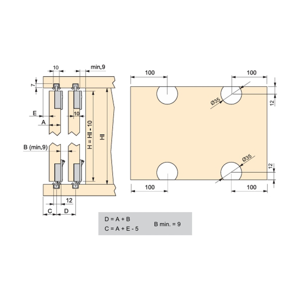 TERNO 401/A - sada koliesok+brzdy               
