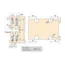 TERNO 401/A - sada koliesok+brzdy               