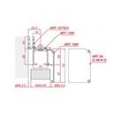 TERNO -  uholník k TER.40,60,80,100/kus                   