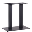 Stolová podnož 740mm Hranatá ČIERNÁ DUO